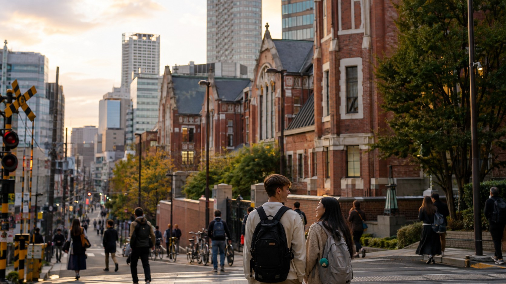 Japanese university town guide preview